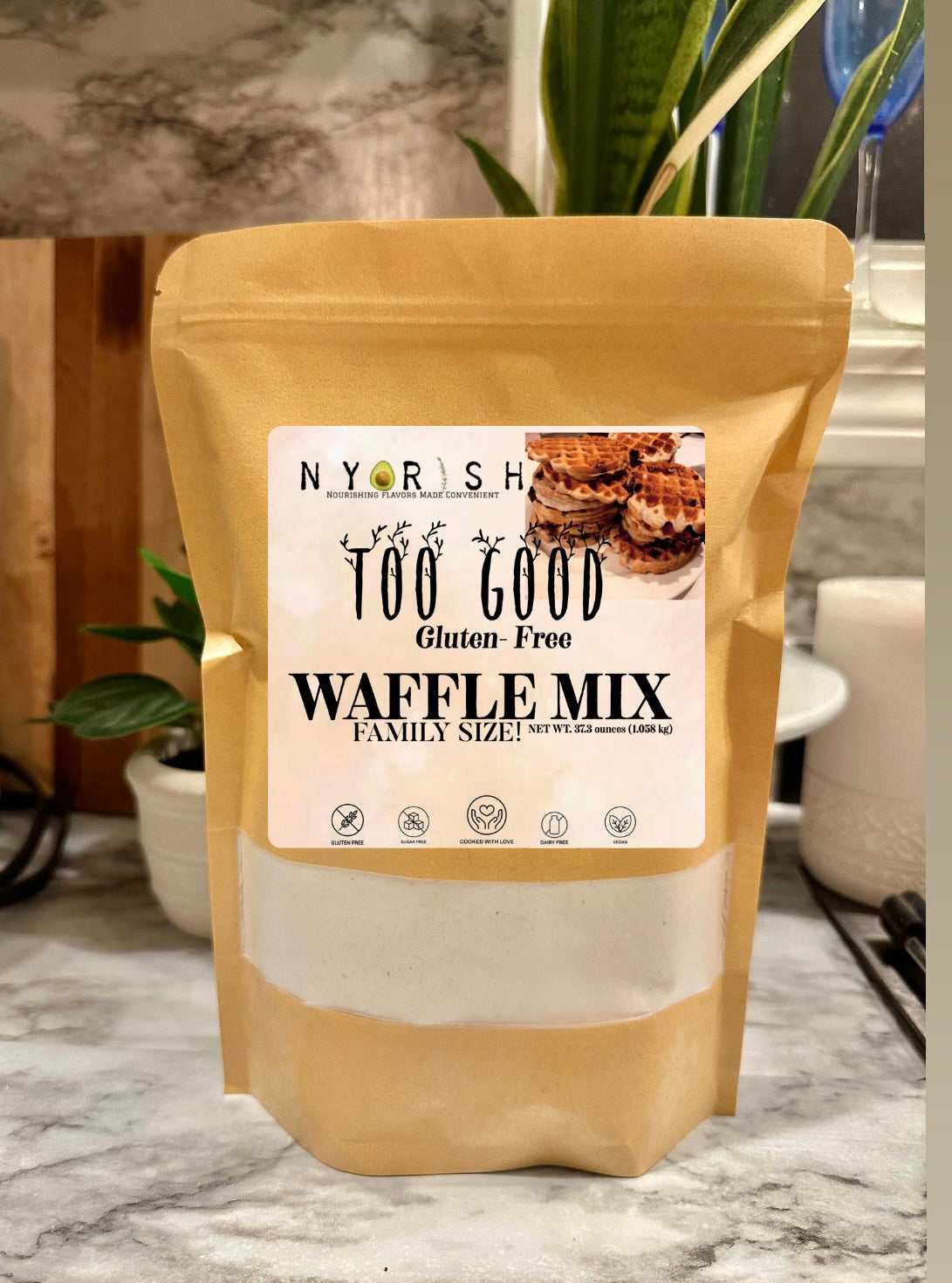 TOO GOOD GLUTEN FREE WAFFLE MIX